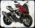 Bimota Db9 Brivido Motorbike Vintage Aged A4 Photo Print
