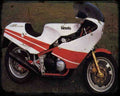 Bimota Hb3 1 A4 Photo Print Motorbike Vintage Aged