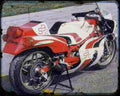 Bimota Sb2 77 3 A4 Photo Print Motorbike Vintage Aged