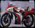 Bimota Sb2 77 5 Motorbike Vintage Aged A4 Photo Print