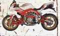Bimota Tesi 3D 2007 Aged Vintage A4 Photo Print