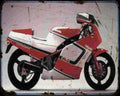 Bimota Yb5 88 Motorbike Vintage Aged A4 Photo Print