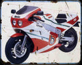 Bimota Yb8 90 1 A4 Photo Print Motorbike Vintage Aged