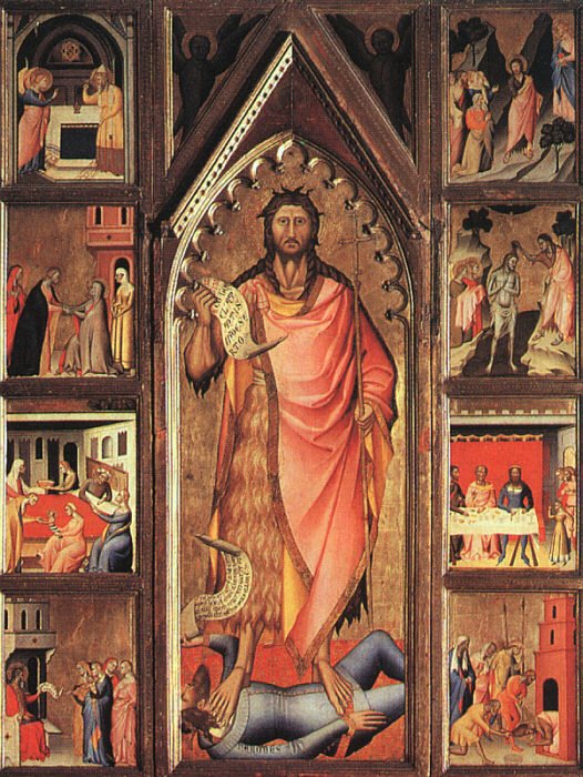 Biondo Giovanni del Italian active 1356 1399 Art A4 Photo Print