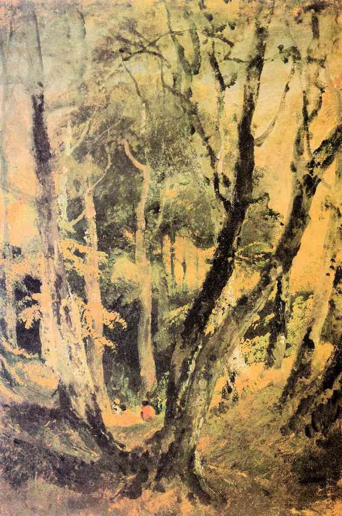 Birch Woods With Gypsies Joseph Mallord Turner A4 Photo Print