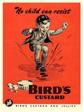 Birds Custard Boy Jumping In Puddle 1950S Vintage Advert A4 Photo Print