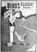 Birds Custard Chicken Post Kids Vintage Advert A4 Photo Print