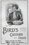 Birds Custard Fruit Mother Little Boy advert A4 Photo Print