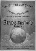 Birds Custard Powder The Sun Never Sets 1900S advert A4 Photo Print
