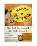 Birds Custard Robin Vintage Retro Advert Poster A4 Photo Print