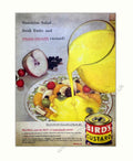 Birds Custard Salad Vintage Retro Advert Poster A4 Photo Print