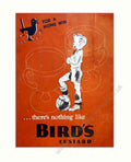 Birds Custard Win Vintage Retro Advert Poster A4 Photo Print