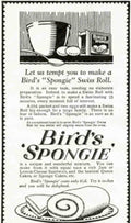 Birds Spongie Rolls Vintage Retro Advert Poster A4 Photo Print