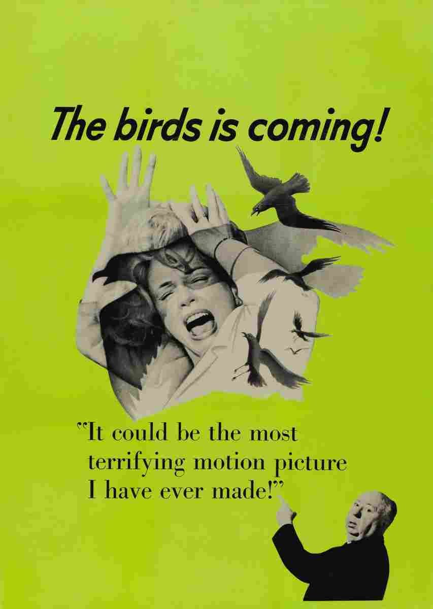 Birds The 04  film star poster A4 Photo Print