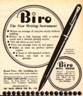 Biro Pen Retail 1950s Vintage Retro Advert Poster