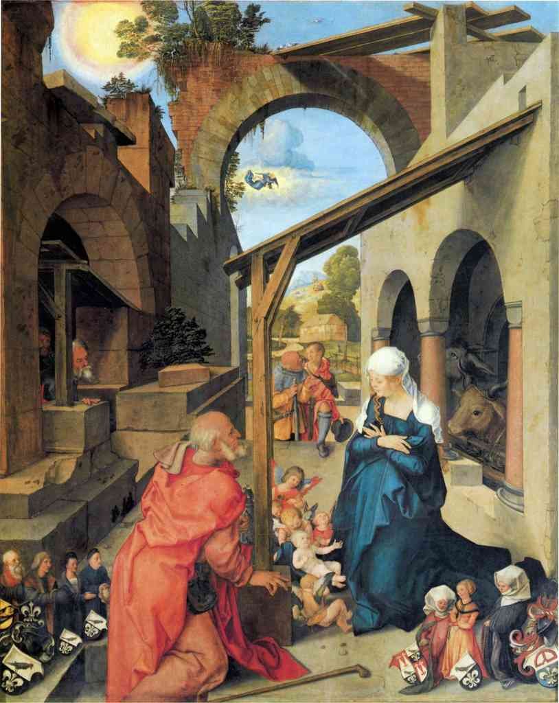 Birth Of Christ Durer A4 Photo Print