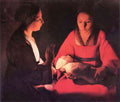 Birth Of Christ La Tour A4 Photo Print