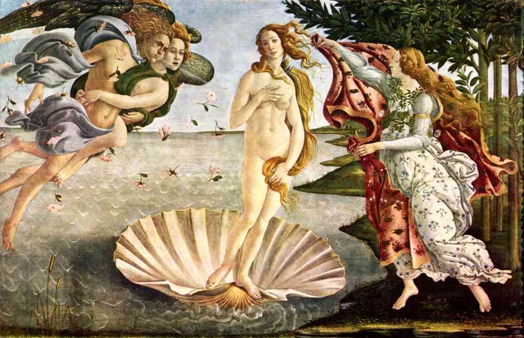 Birth Of Venus Botticelli A4 Photo Print