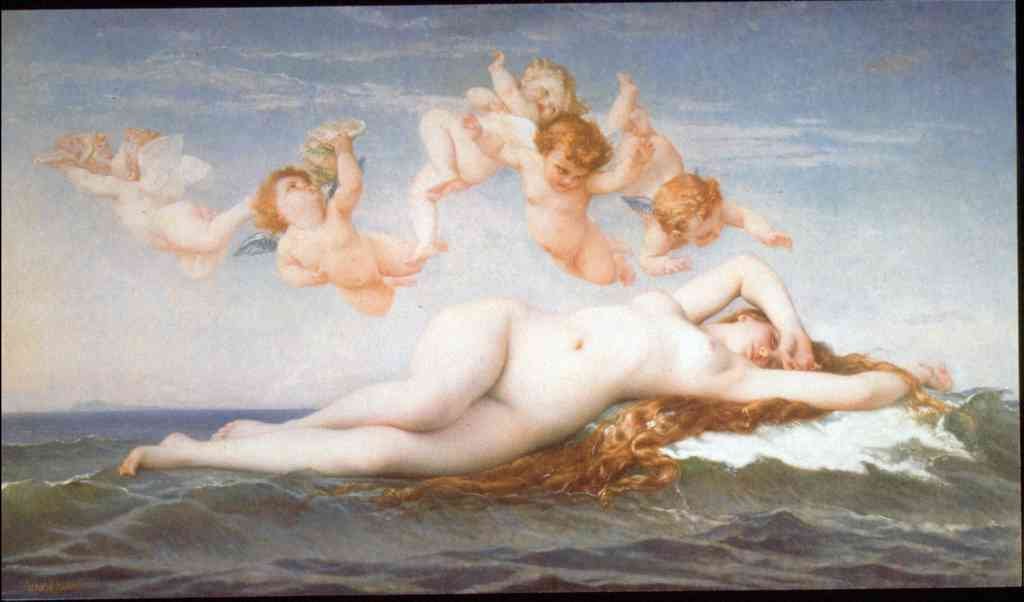 Birth Of Venus Cabanel Impressionism A4 Photo Print