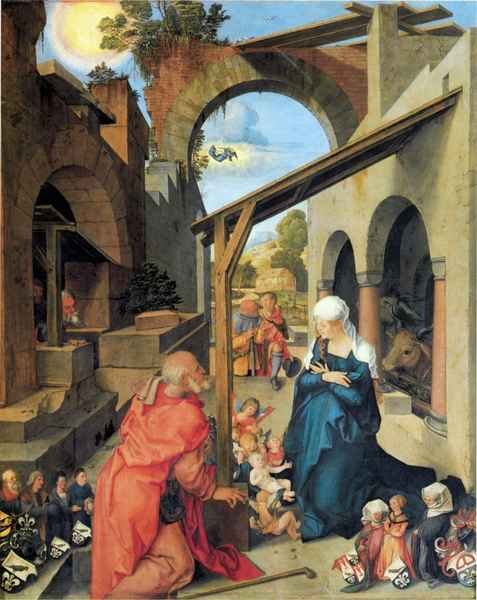 Birth of Christ by Durer A4 Photo Print