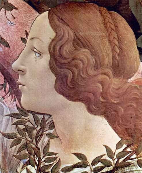 Birth of Venus Detail 2 by Botticelli A4 Photo Print