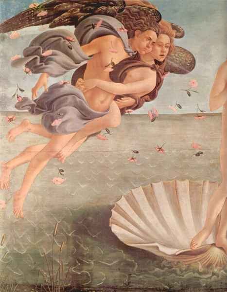 Birth of Venus Detail by Botticelli A4 Photo Print