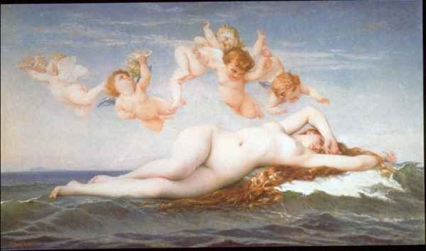 Birth of Venus by Cabanel Impressionism A4 Photo Print