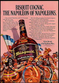 Biscuit Cognac Napoleon Vintage Retro Advert Ads A4 Photo Print