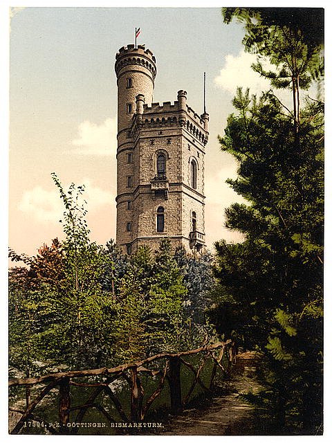 Bismarks Tower Gottingen Hartz Vintage A4 Photo Print