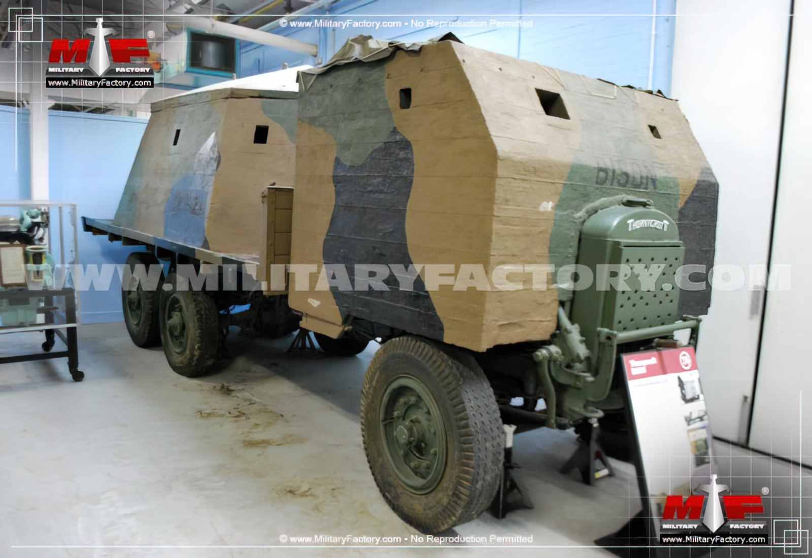 Bison Concrete Armoured Lorry United Kingdom (2) Military A4 Photo Print
