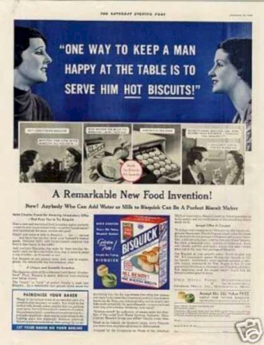 Bisquick Biscuits Men Vintage Retro Advert Ads A4 Photo Print