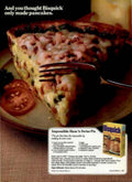 Bisquick Ham Pie Vintage Retro Advert Ads A4 Photo Print