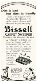 Bissell Carpet Sweeper Vintage Retro Advert Poster A4 Photo Print