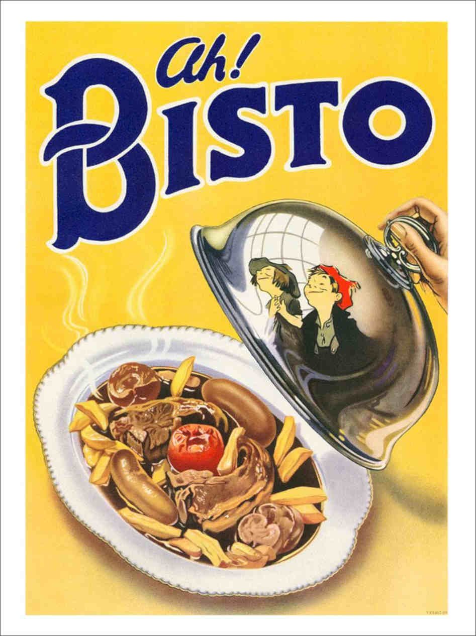 Bisto 1940 Vintage Retro Advert Poster A4 Photo Print