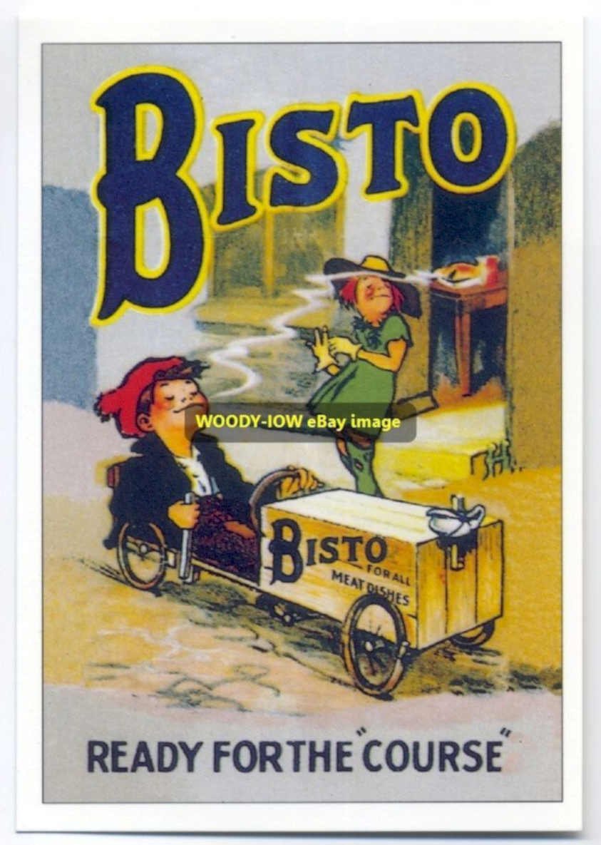 Bisto Cart Course Vintage Retro Advert Ads A4 Photo Print