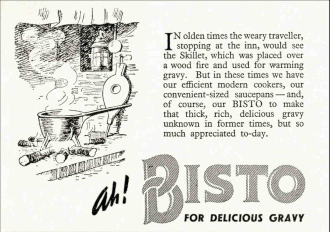 Bisto Gravy Inn Vintage Retro Advert Poster A4 Photo Print