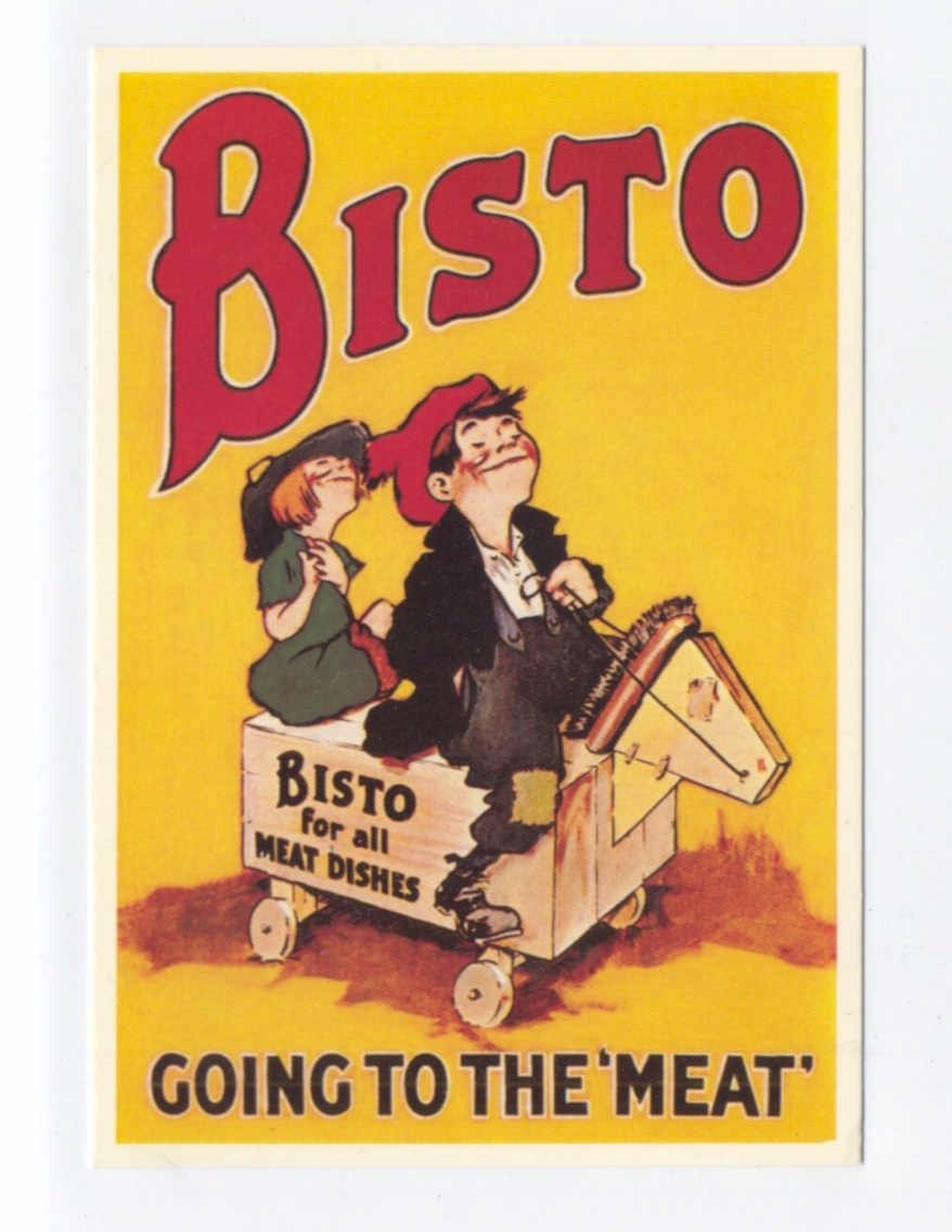 Bisto Meat Cart Vintage Retro Advert Ads A4 Photo Print
