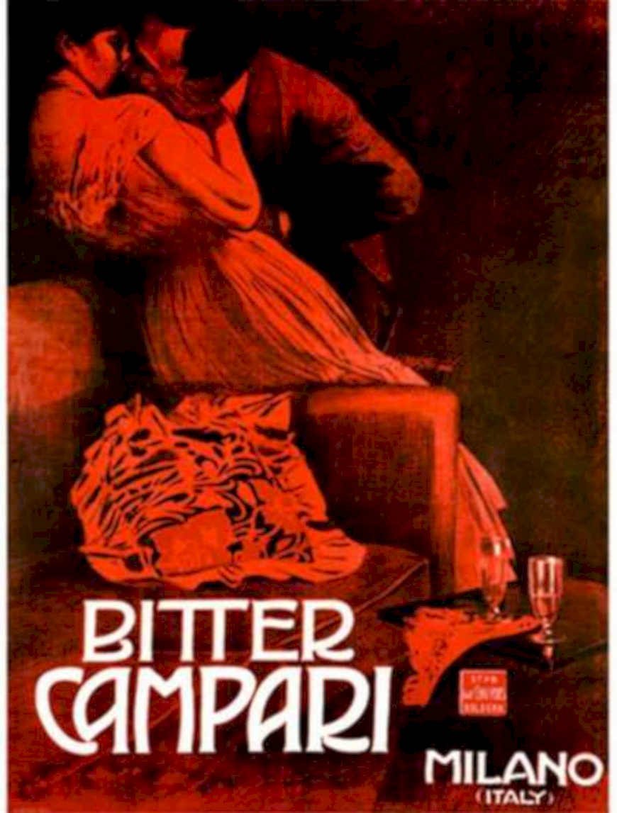 Bitter Campari Milan Vintage Retro Advert Ads A4 Photo Print
