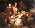 Blaas Carl Von Group Portrait With The Prince Valmontone Art A4 Photo Print