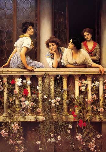 Blaas Eugene De Balcony A4 Photo Print