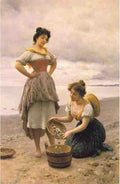 Blaas Eugene De Gathering Shells A4 Photo Print