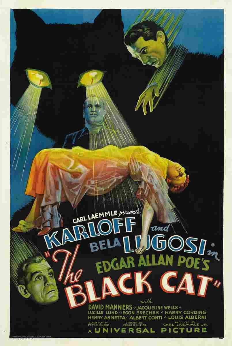 Black Cat The 1934 01  film star poster A4 Photo Print