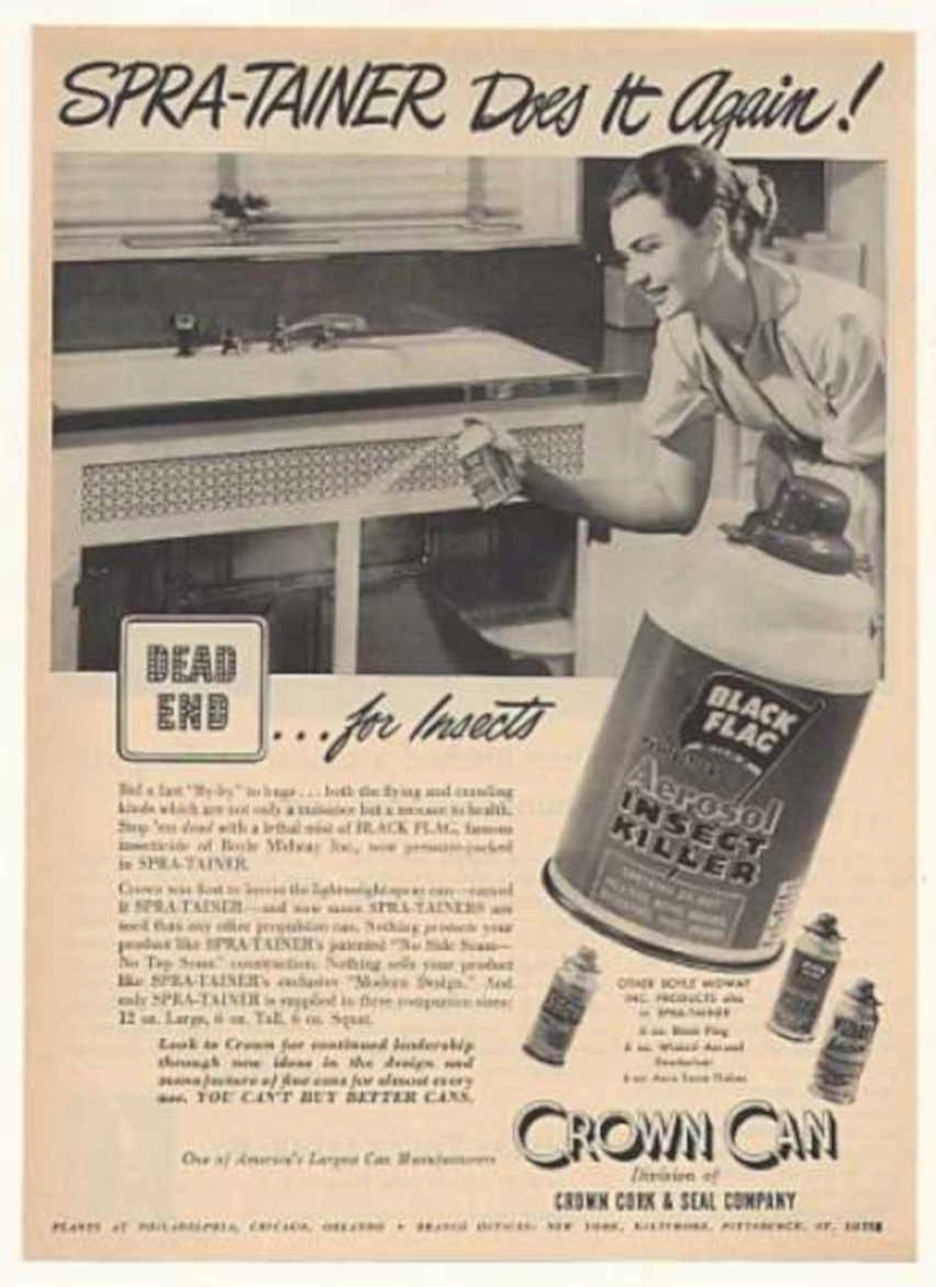 Black Flag Insect Vintage Retro Advert Ads A4 Photo Print