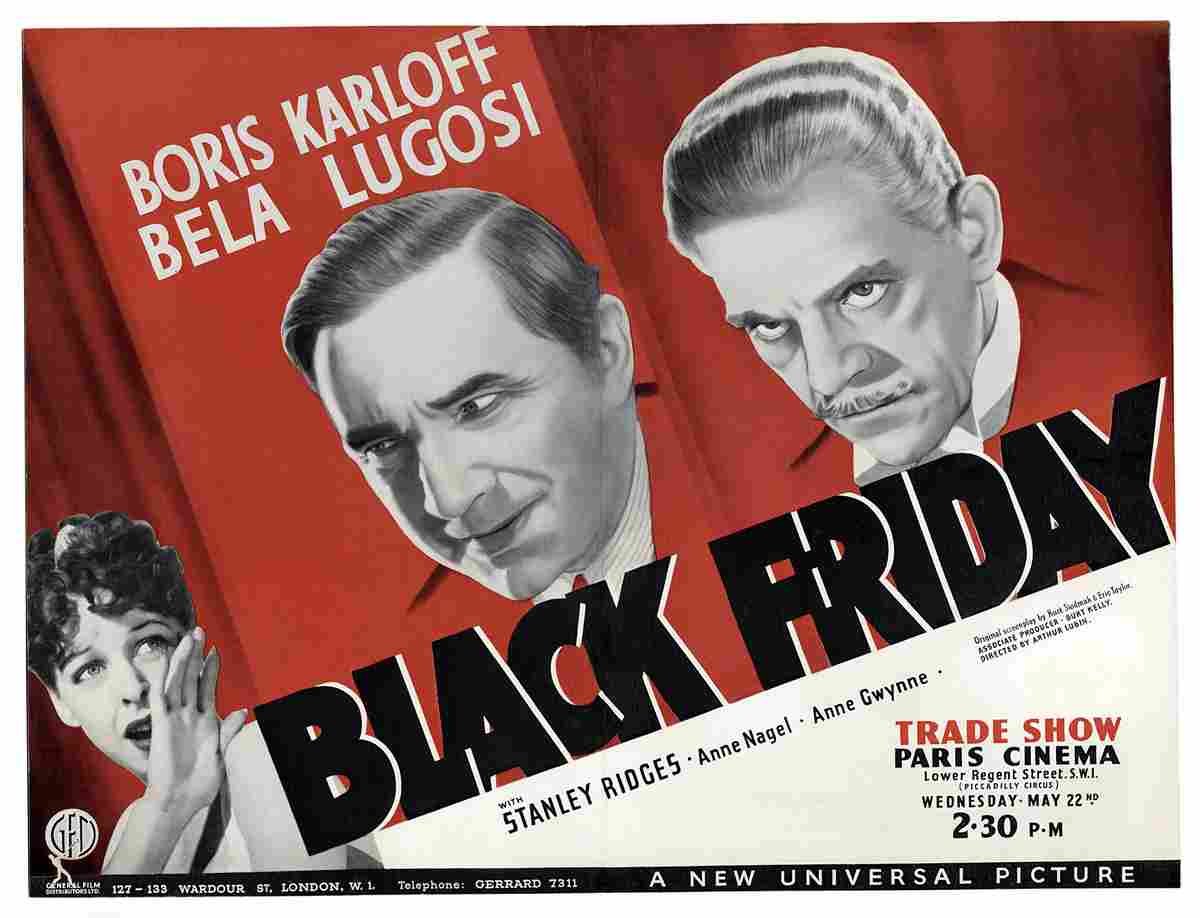 Black Friday 1940 02  film star poster A4 Photo Print