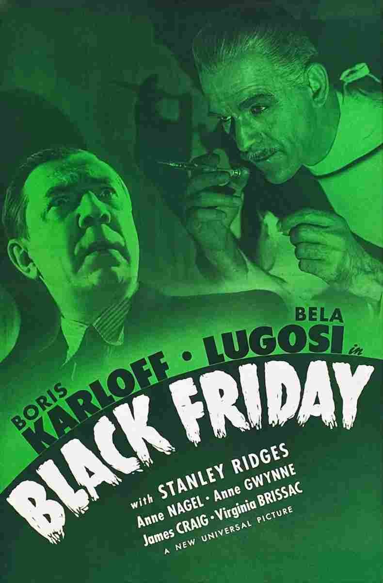 Black Friday 1940 04  film star poster A4 Photo Print