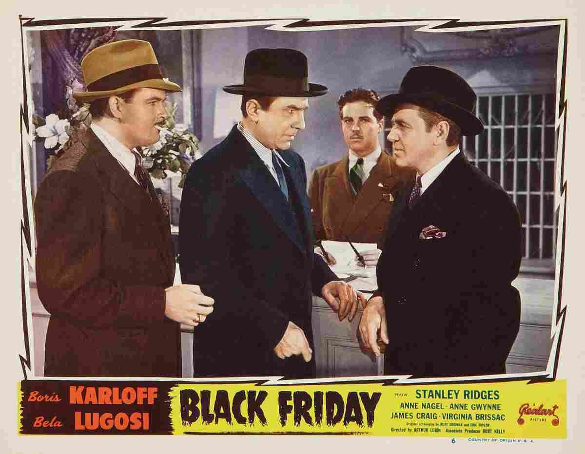 Black Friday 1940 05  film star poster A4 Photo Print