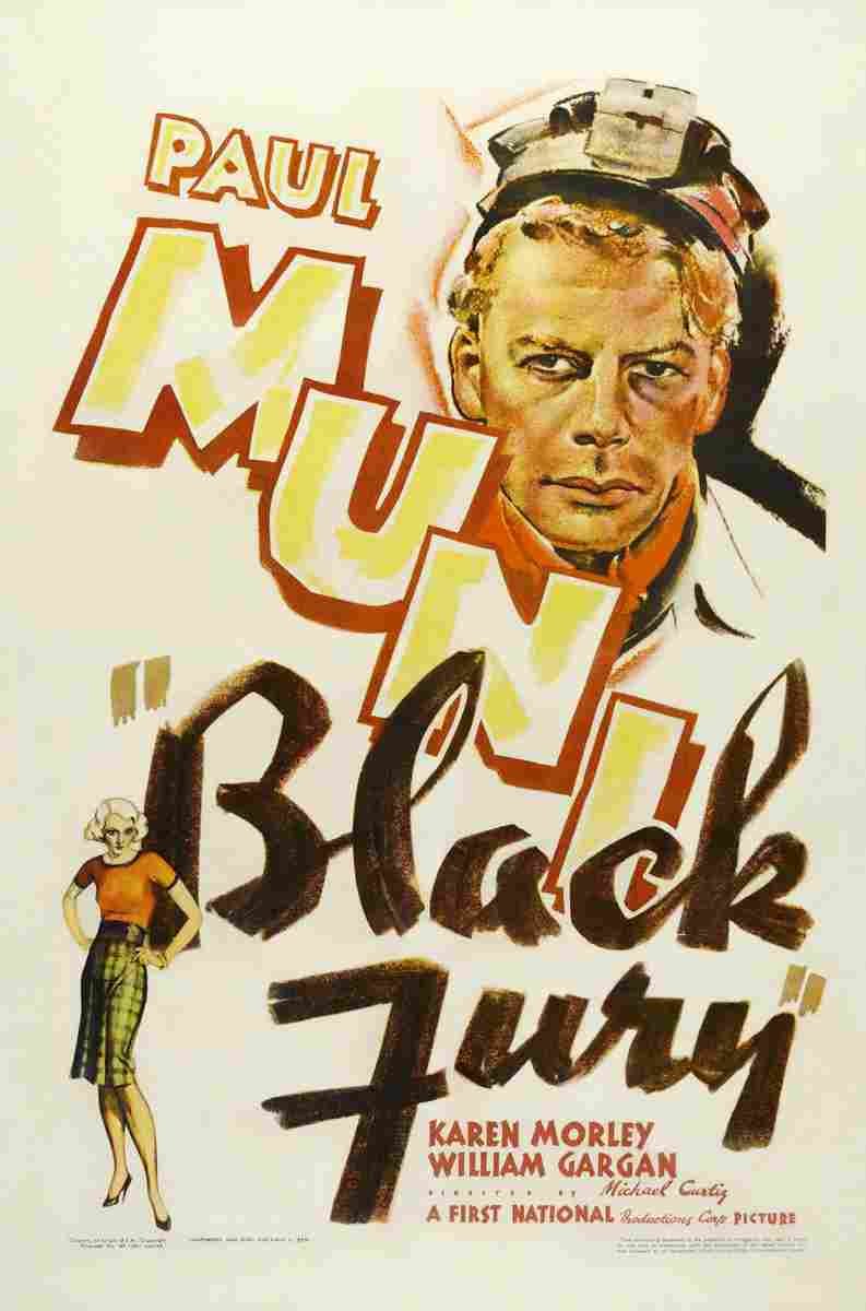 Black Fury 1935 01  film star poster A4 Photo Print
