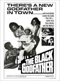 Black Godfather Movie Poster Vintage Retro Advert Poster A4 Photo Print