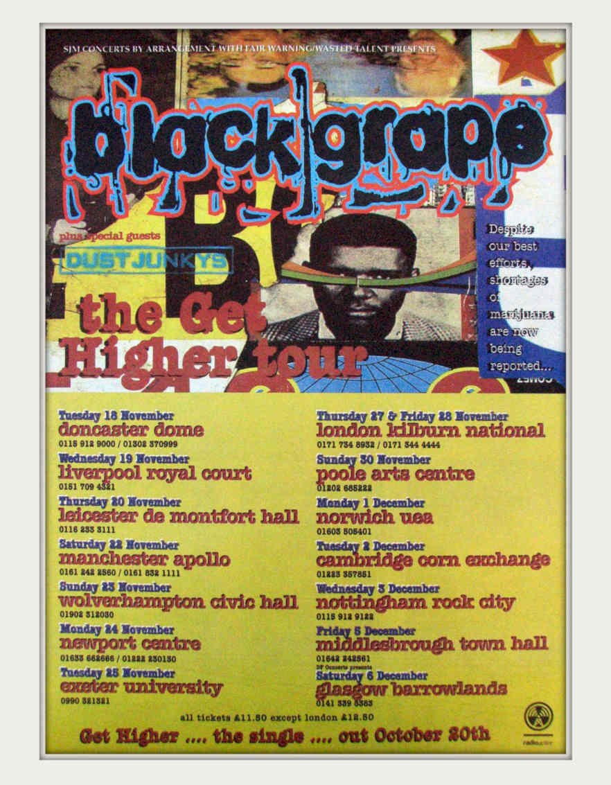 Black Grape Higher Vintage Retro Advert Poster A4 Photo Print