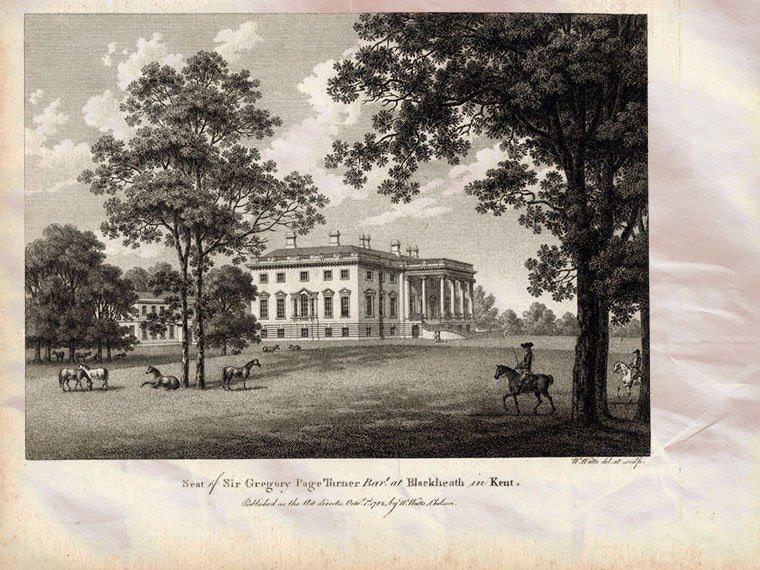Black Heath Kent Gregory Page Turner Uk Watts 1779 Vintage A4 Photo Print